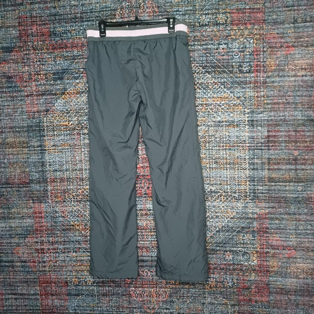 Vintage Y2K Nike womens gray pink mesh lined winbreaker pants Mx32